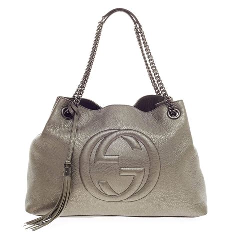 gucci soho chain strap tote|gucci soho shoulder bag medium.